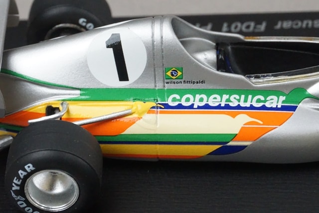 1:43 SPARK S3933 Copascar FD01 Press 1975 #1 model car