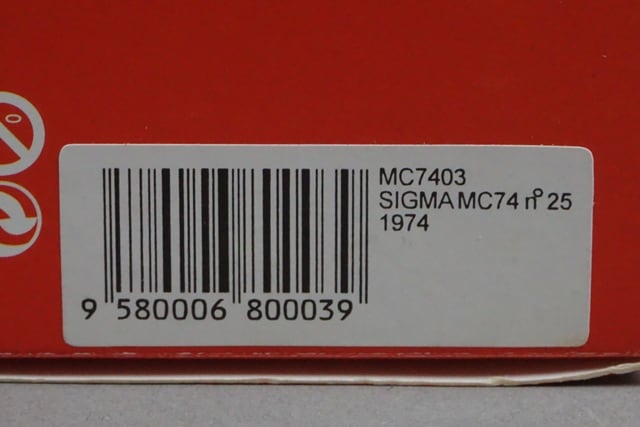 1:43 Spark MC7403 International Trade Custom Mazda Sigma MC74 Le Mans 1974 #25 model car