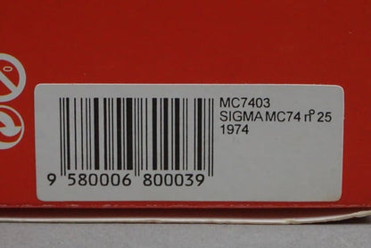 1:43 Spark MC7403 International Trade Custom Mazda Sigma MC74 Le Mans 1974 #25 model car