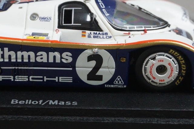 1:43 Spark CA-BEL-13 SB Collection Custom Order Porsche 956 Le Mans 1983 #2