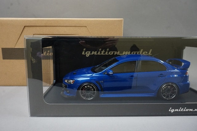 1:18 ignition model IG2295 Mitsubishi Lancer Evolution X (CZ4A) Blue Metallic