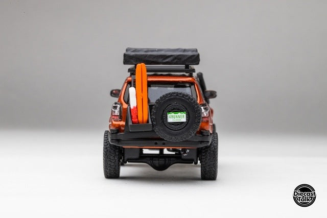 [ Pre-order ] DTG0018-OR GCD Gaincorp Products 1:64 Toyota 4Runner Widebody Overland Inferno Orange (clean)