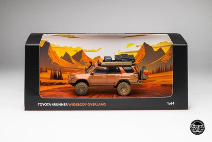 [ Pre-order ] DTG0018-ORM GCD Gaincorp Products 1:64 Toyota 4Runner Widebody Overland Inferno Orange (Muddy)