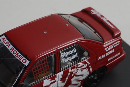 1:43 HPI 8126 Alfa Romeo 155 TS Silverstone BTCC Presentation 1994 #155