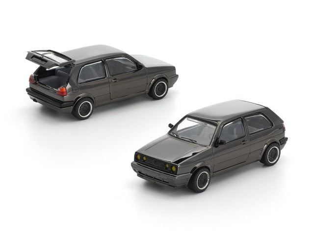 [ Pre-order ] PRDC006 POP RACE 1:64 Golf GTI MK2 Dark Chrome