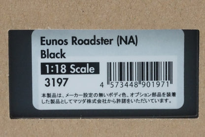 1:18 ignition model IG3197 Eunos Roadster (NA) Black
