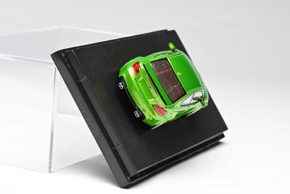 [ Pre-order ] 7CM Model 1:64 BMW 1M Coupe (E82) silver style 359 multi-spoke wheels Frozen Tampa Bay Green Metallic