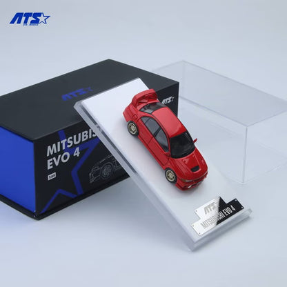 [ Pre-order ] ATS881003 ATS 1:64 Mitsubishi Lancer Evolution IV Red (Opening and Closing Hood)