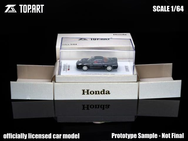 [ Pre-order ] TP0011 TopArt MODEL 1:64 Honda NSX-R (NA2) 2002-05 Metallic Black