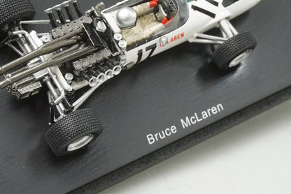 1:43 Spark S3121 McLaren M2B Mexican Grand Prix 1966 #17 B.McLaren