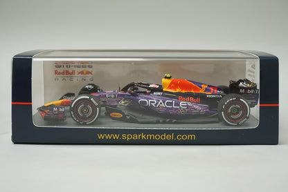 1:43 Spark S8935 Oracle Red Bull Racing RB19 Las Vegas GP 3rd 2023 #11 S.Perez