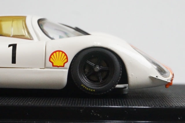 1:43 EBBRO 43739 Porsche 908 Short Tail Nürburgring 1968 #1 White/Orange