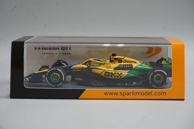 1:43 Spark S9539 McLaren F1 Team MCL38 Monaco GP 2nd 2024 #81 O. Piastri