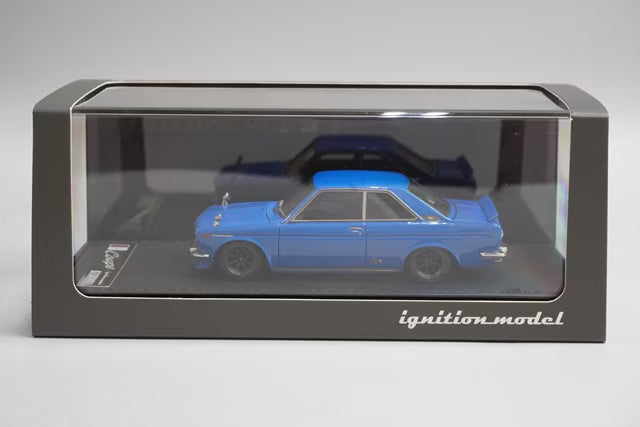 1:43 ignition model IG0262 Nissan Datsun Bluebird Coupe (KP510) Blue
