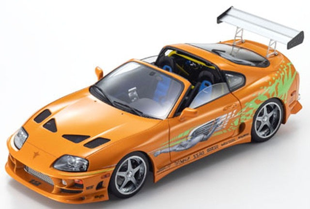 KS08975FF KYOSHO 1:18 Toyota Supra Turbo 1994 "Fast & Furious" (Orange Pearl)