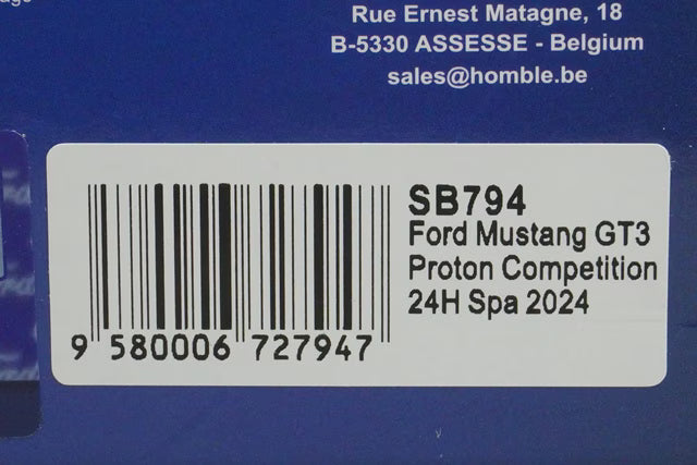 1:43 Spark SB794 Ford Mustang GT3 Proton Competition 24H Spa 2024 #64