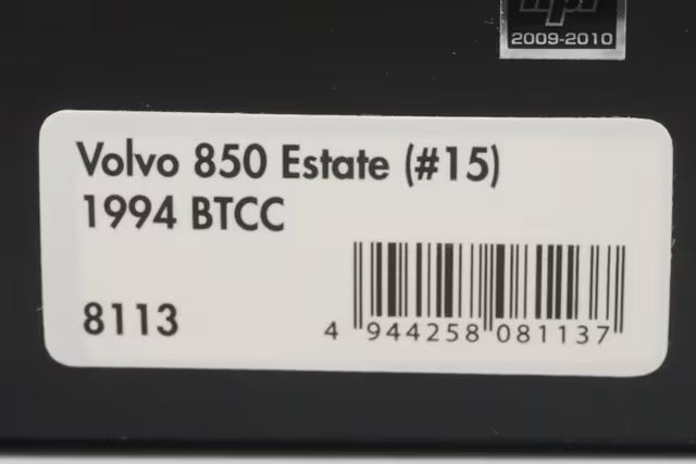 1:43 HPI 8113 Volvo 850 Estate BTCC 1994 #15 R. Riddell