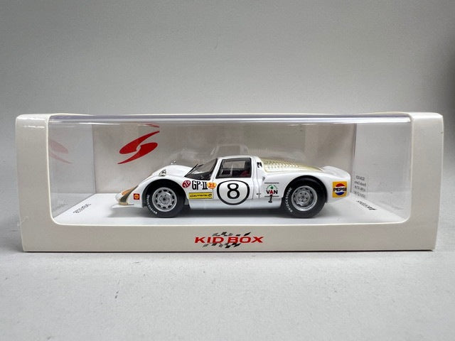 1:43 Spark SKB43028 Kidbox Custom Porsche Carrera 6 (906-147) Japanese GP 1967 #8 Toru Ikuzawa