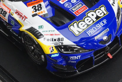 1:43 Spark 43SGT25038 KeePer Celmo GR Supra TGR Team GT500 Super GT 2025 #38 Hiroaki Ishiura / Toshiki Oyu
