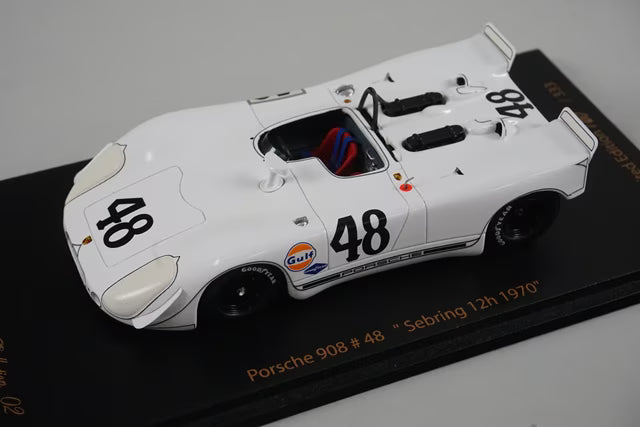 1:43 Spark Kaneko Office Custom-Made Porsche 908 Sebring 12H 1970 #48 S. McQueen