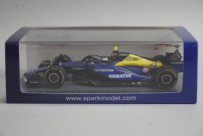 1:43 Spark S9554 Williams FW46 F1 Team Mexican GP 2024 #43 F. Colapinto