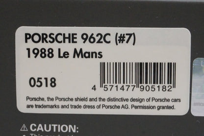 1:43 ignition model IG0518 Porsche 962C Le Mans 1988 #7