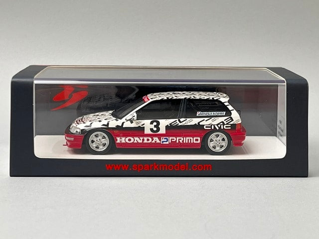 1:43 Spark S5459 Honda Civic EF-9 Group N 1990 #3 Satoru Nakajima