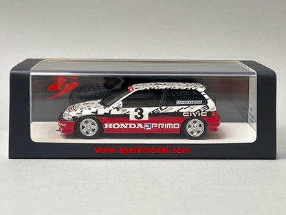 1:43 Spark S5459 Honda Civic EF-9 Group N 1990 #3 Satoru Nakajima