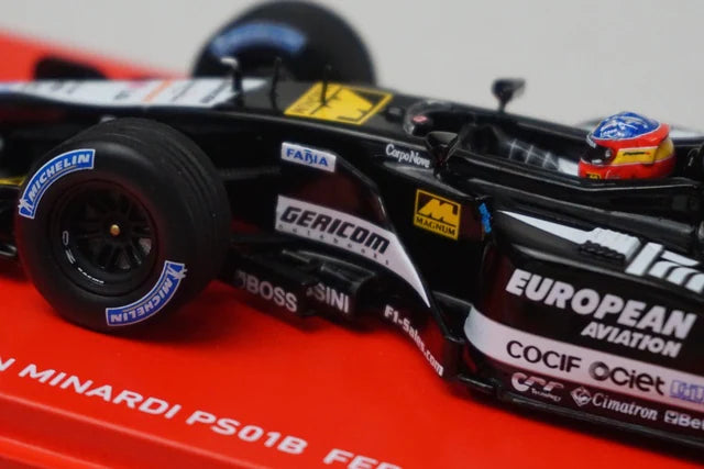 1:43 Spark NKN05 European Minardi PS01B F1 Japan GP 2001 #21 F. Alonso