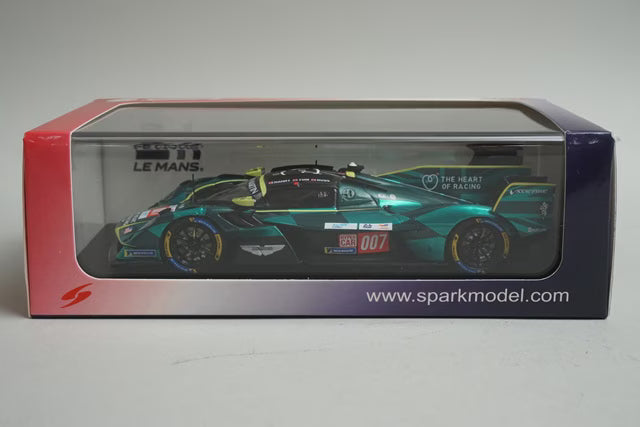 1:43 Spark S9254 Aston Martin Valkyrie Hypercar THOR Team Le Mans 24H 2025 #007 H. Tinknell / T. Gamble / R. Gunn