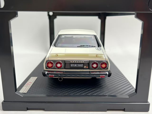 1:18 ignition model IG1080 Nissan Skyline 2000 GT-ES (C210) White
