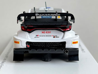1:43 Spark S6878 Toyota GR Yaris Rally1 Hybrid Gazoo Racing WRT 4th Finland Rally 2024 #5