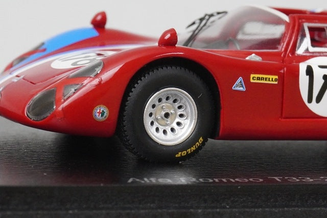 1:43 Spark SI035 Alfa Romeo T33-2 Targa Florio 5th 1968 #178 A. Pillet / R. Slotemarker