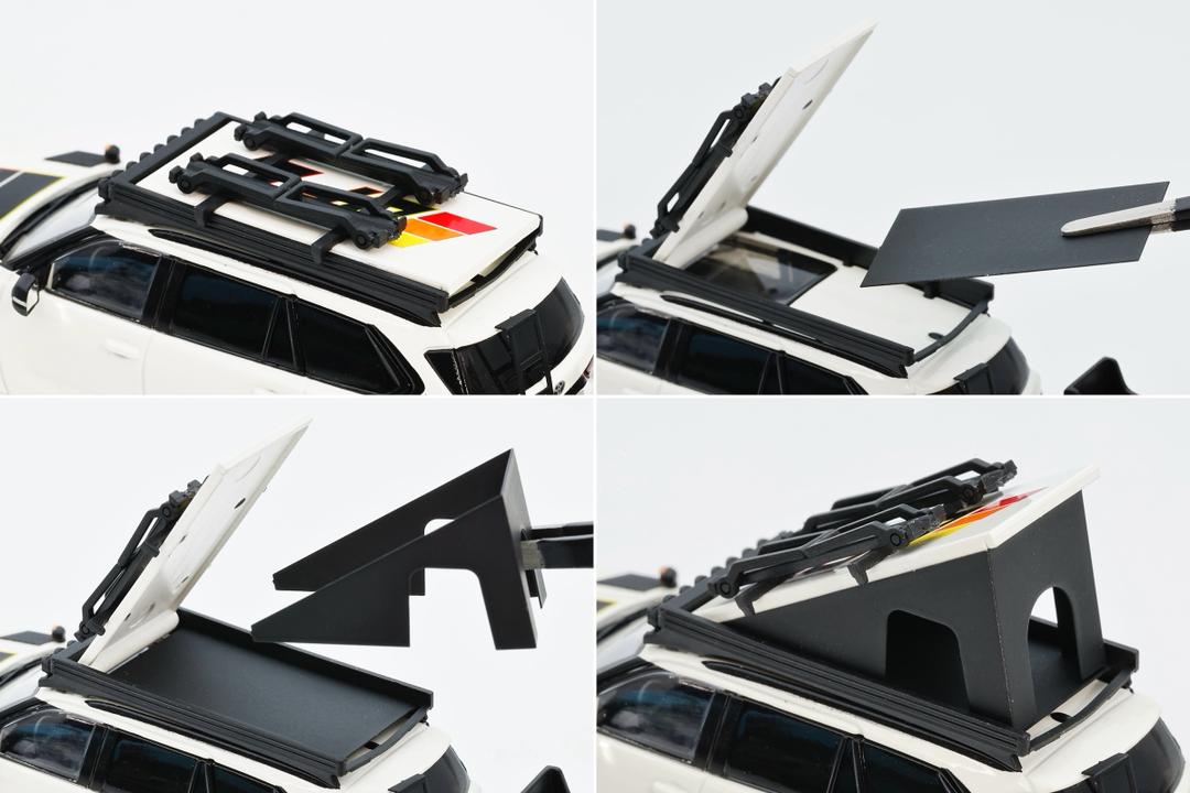 KS-068-440 GCD GainCorp Products 1:64 Toyota Sequoia TRD PRO Off-White (LHD)