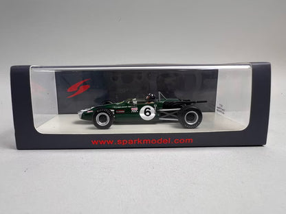 1:43 Spark S4277 Lotus 59B F2 Albi GP 1969 Winner #4 G. Hill
