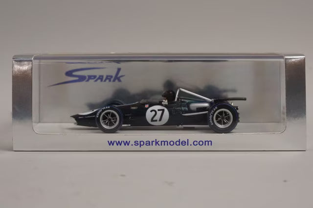 1:43 Spark S1665 Eagle Climax F1 Belgium GP 1966 #27 D. Gurney