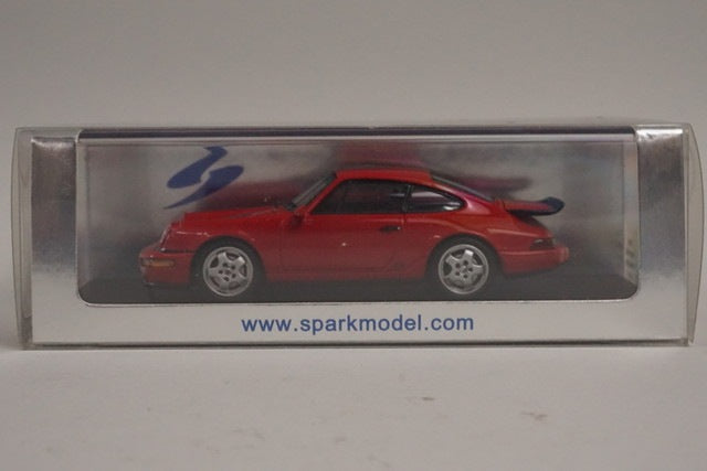 1:43 Spark S3458 Porsche 964 RS America Coupe 1993 Red