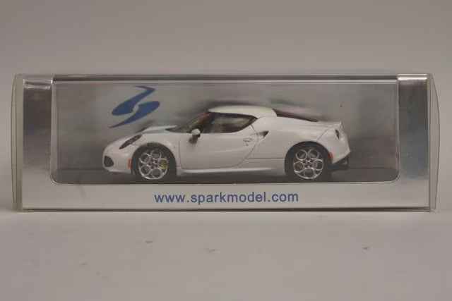 1:43 Spark S3894 Alfa Romeo 4C White