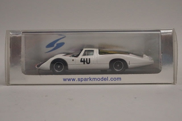 1:43 Spark S3477 Porsche 907 Le Mans 24H 1967 #40 G. Mitter / J. Rindt