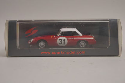 1:43 Spark S4136 MG B Hardtop Le Mans 24H 1963 #31 P. Hopkirk / R. Hutcheson