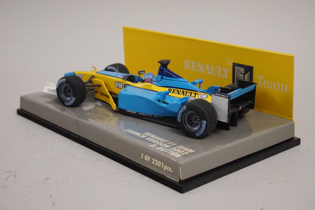 1:43 MINICHAMPS 400020085 Renault F1 Team Launch Version 2002 J. Button #15