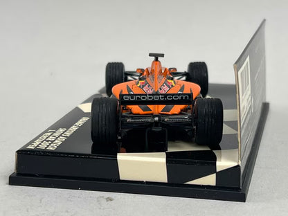 1:43 MINICHAMPS 430010084 Orange Arrows Asiatech Show Car 2001 J. Verstappen #14