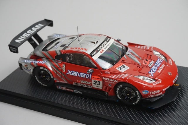 1:43 EBBRO 43957 Nissan Xanavi Nismo Z Super GT500 2007 Late Model #23 model car