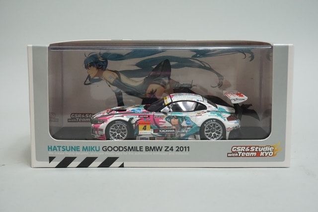 1:43 EBBRO Hatsune Miku Good Smile BMW Z4 Super GT 2011 #4 model car