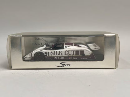 1:43 Spark S0755 Jaguar XJR6 Le Mans 24H 1986 #51 Silk Cut