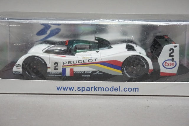 1:43 SPARK S1299 Peugeot 905 EV1 Ter Le Mans 3rd 1993 #2