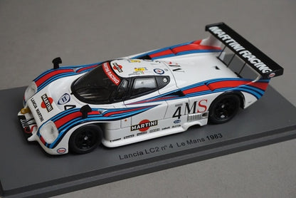 1:43 SPARK S0650 Lancia LC2 LM Le Mans 1983 MARTINI #4 model car