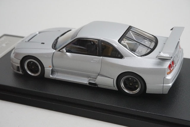 1:43 HPI 8166 Nissan Nismo GT-R Le Mans Silver, Custom Order for Miniature Car Fans model car