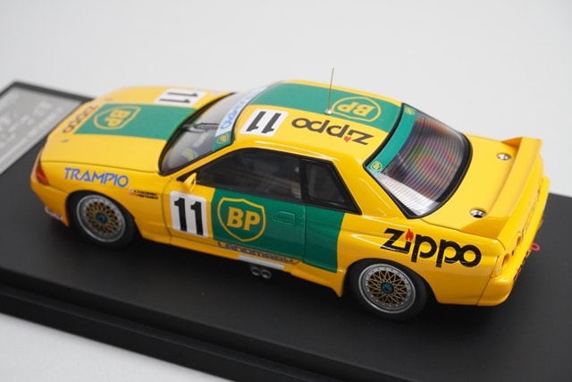 1:43 HPI 8077 Nissan Skyline BP Oil TRAMPIO GT-R JTC 1993 #11 TRAMPIO model car