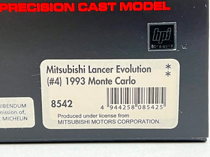 1:43 HPI 8542 Mitsubishi Lancer Evolution Monte Carlo 1993 #4